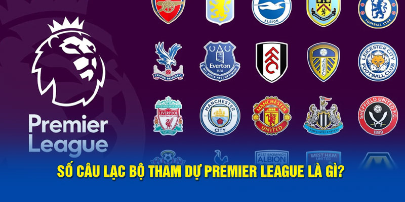 Số câu lạc bộ tham dự Premier League là gì?